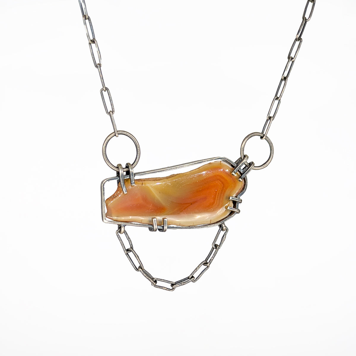 Swazi Agate Chain Pendant