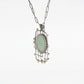 Amazonite Woven Pendant