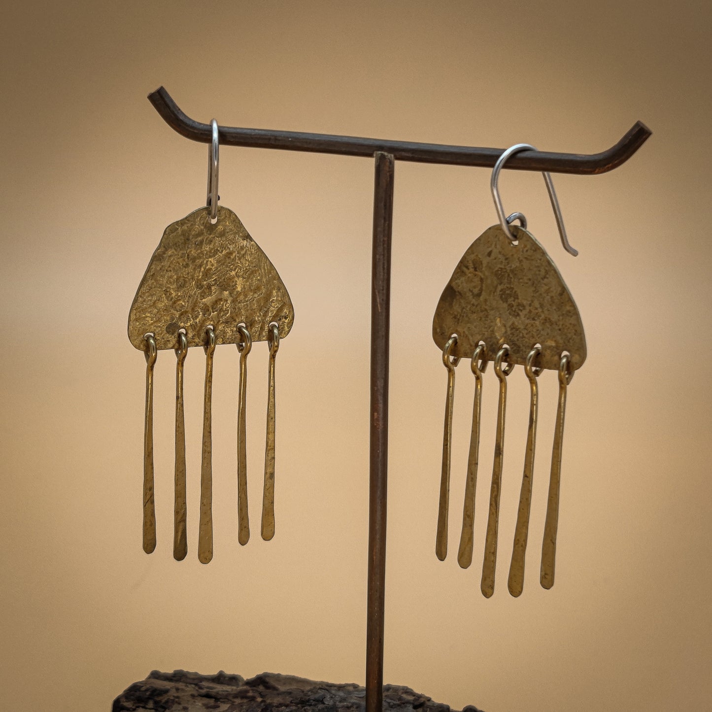 Jellyfish Brass Dangles