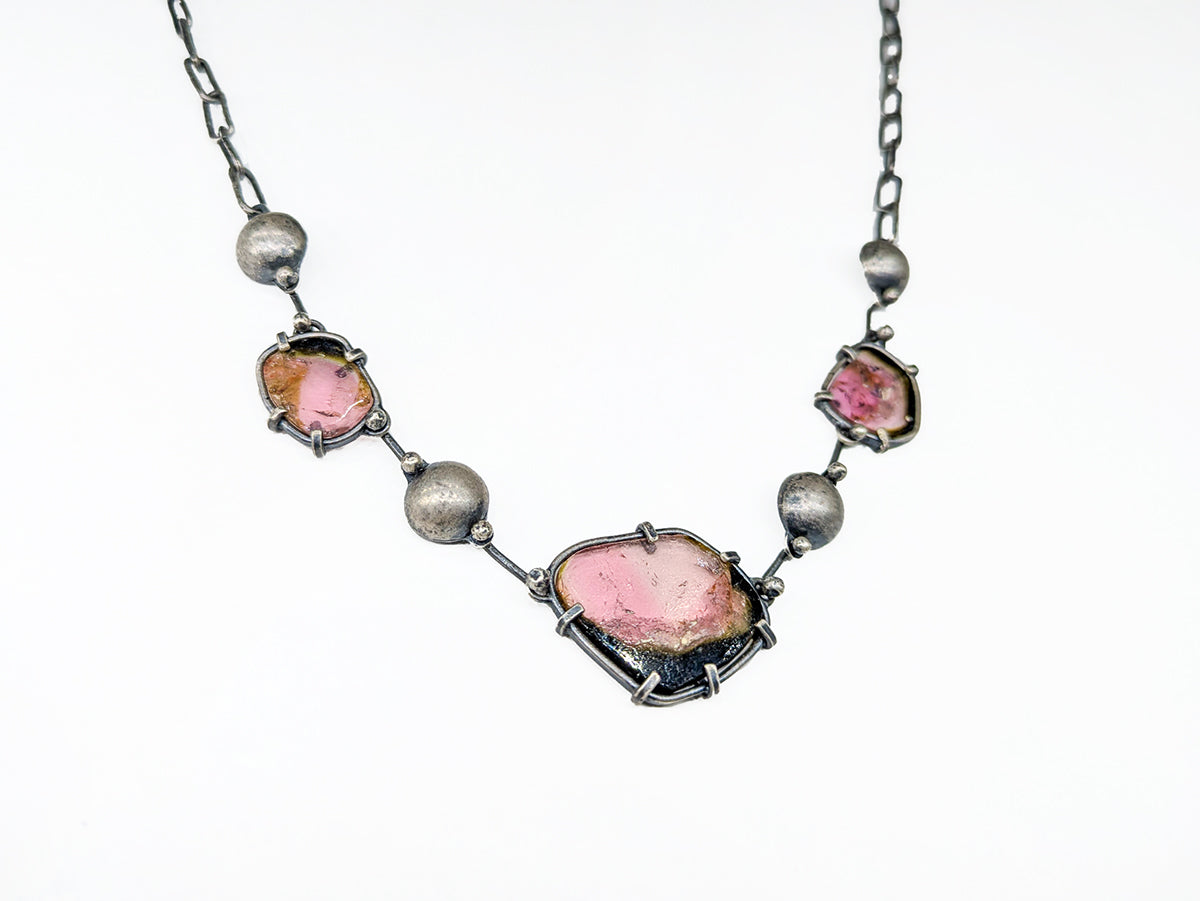 Watermelon Tourmaline Necklace