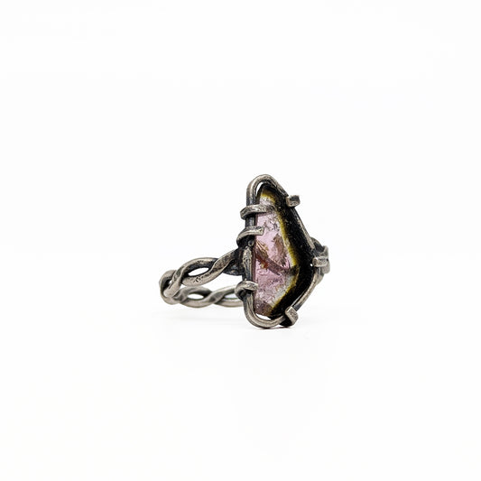 Watermelon Tormaline Ring Size 9